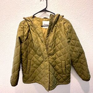 Madewell Quilted Puffy Hoodie